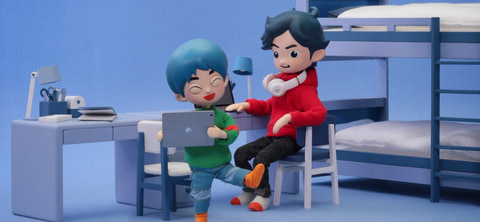タケシとヒロシ Switch版が配信開始 人形アニメとrpgの2つの世界で描かれる兄弟の物語 Game Watch
