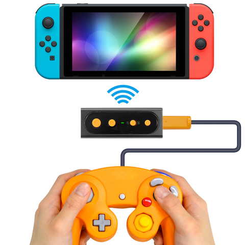 Gc用コントローラー等をswitchにワイヤレスで接続できるコントローラー変換コンバータ発売決定 Game Watch