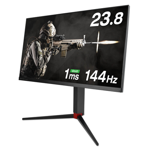 グリーンハウス 144hz 1ms対応23 8型ゲーミングモニター Gh Elcg238a Bk 9月下旬発売 Game Watch