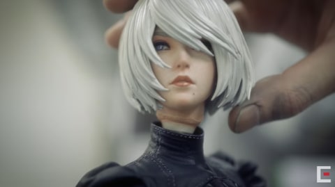 Nier Automata の巨大なフィギュア Square Enix Masterline Nier Automata を紹介する映像が公開 Game Watch