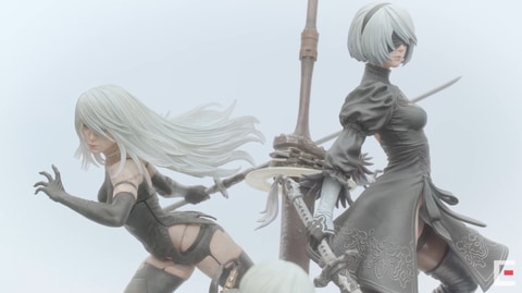 Nier Automata の巨大なフィギュア Square Enix Masterline Nier Automata を紹介する映像が公開 Game Watch