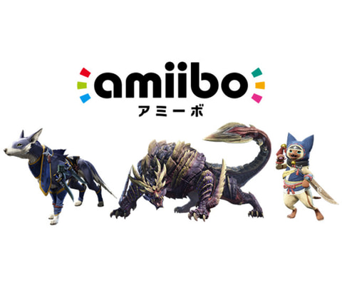 モンスターハンターライズ」amiibo3種の予約受付開始 - GAME Watch