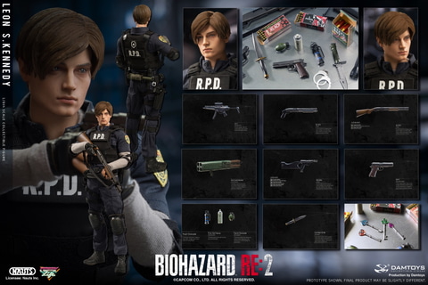 バイオハザード Re 2 のイケメン主人公 レオン が1 6スケールフィギュアになって登場 Game Watch