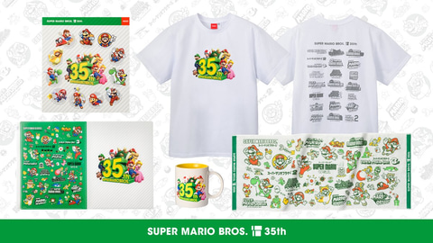 Nintendo Tokyo スーパーマリオブラザーズ35周年 オリジナルグッズ発売 Game Watch