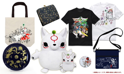 豪華 未使用 大神11周年イラスト 天照大神アートボード イーカプコン限定 版画 Labelians Fr