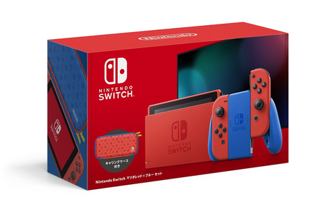 マリオカラーのswitch本体 Nintendo Switch マリオレッド ブルー セット の抽選販売まとめ Game Watch