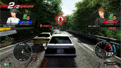 シリーズ初の4人対戦プレイも可能に アーケードレースゲーム最新作 頭文字d The Arcade プレイレポート Game Watch