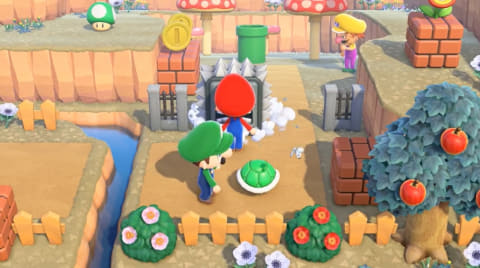 土管には島内のワープ機能も あつまれ どうぶつの森 に スーパーマリオブラザーズ コラボアイテムが本日から登場 Game Watch 土管には島内のワープ機能も あつまれ どうぶつの森 に スーパーマリオブラザーズ コラボアイテムが本日から登場 Game Watch