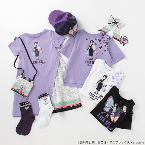 鬼滅の刃 と Anna Sui コラボ第2弾 スカーフやソックス 傘などのアイテムが新たに登場 Game Watch