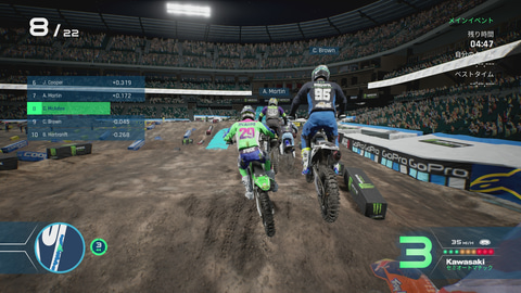 Monster Energy Supercross The Official Videogame 4 レビュー Game Watch