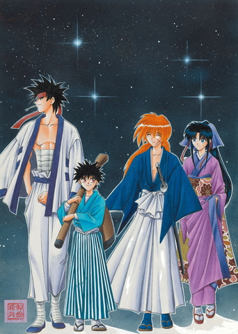 るろうに剣心 の原画が集結 展覧会 25周年記念 るろうに剣心展 新潟会場の開催が決定 Game Watch