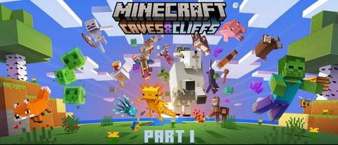 Minecraft につぶらな瞳のヤギ登場 大型アップデート Caves Cliffs Part I は6月8日頃配信決定 Game Watch