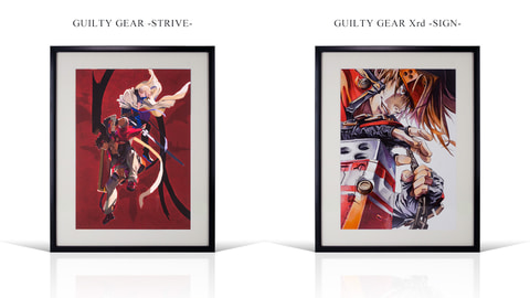 アークシステムワークス 複製画シリーズ Arc System Works Art Archives 始動 Game Watch