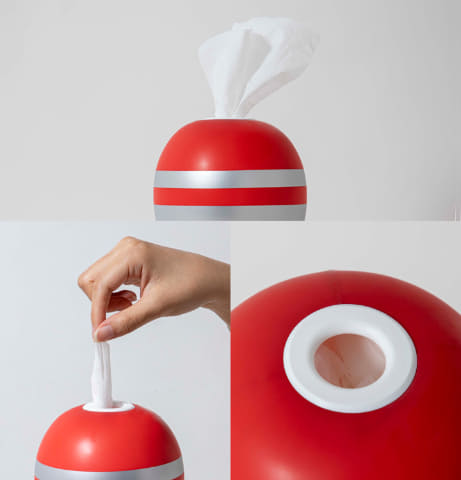 Tenga 抜きやすく 抜いたあとも立ちやすい 縦型ティッシュケースを発売 Game Watch