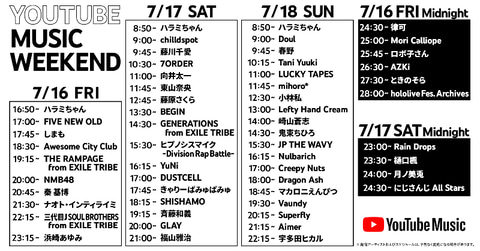 宇多田ヒカル 福山雅治ら54組参加の音楽祭 Youtube Music Weekend Vol 3 が7月16日より開催 Game Watch
