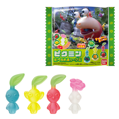 食べられるピクミン 食玩 ピクミン たべられるぅ グミ バンダイより9月発売 Game Watch
