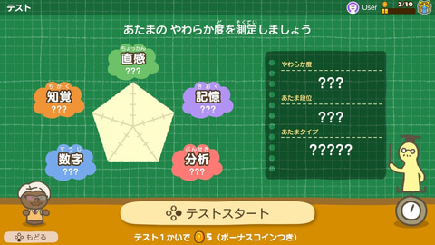 やわらかあたま塾 いっしょにあたまのストレッチ レビュー Game Watch