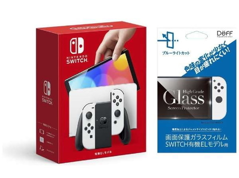 人気商品を安く販売 Nintendo Switch 有機ELモデル　ホワイト 3台＋ガラスフィルム１ 家庭用ゲーム本体