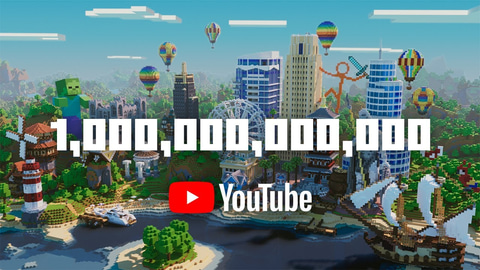Youtubeにて Minecraft 関連動画の視聴回数が1兆回を突破 記念動画が公開 Game Watch