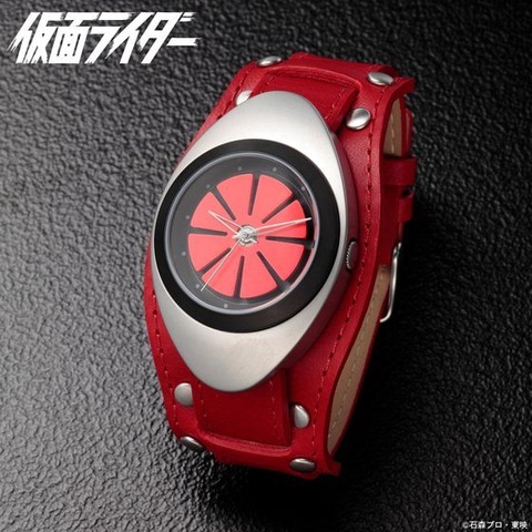 ディスクの回転ギミック搭載 仮面ライダー1号 変身ベルト型腕時計 が予約開始 Game Watch
