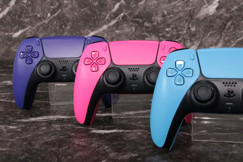 PS5「DualSense」に新色パープル・ピンク・ブルー登場！ 星雲がテーマ