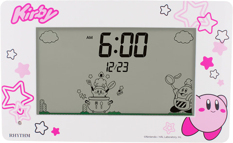 カービィ のアニメーションや楽曲が楽しめる アクションデジタル時計2種3月発売 Game Watch