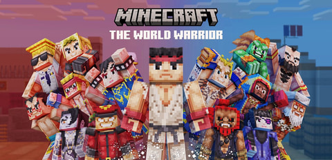 波動拳もエモートで再現 Minecraft ゲーム内ストアにてスキンパック The World Warrior 発売中 Game Watch