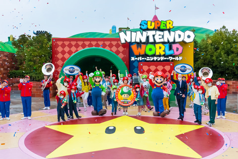Usj スーパー ニンテンドー ワールド の開業1周年を記念したアニバーサリーイベントの模様を公開 Game Watch