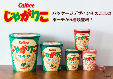 あの じゃがりこ のパッケージがポーチに 宝島社より Calbee じゃがりこ ポーチ Book が7月14日発売 Game Watch