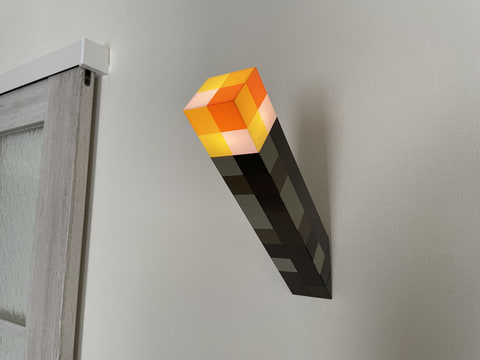 マイクラ の たいまつ型ライト を使ってみた Game Watch