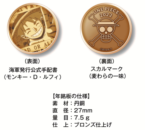 造幣局 ワンピース 2022 プルーフセット&貨幣セット 記念硬貨-