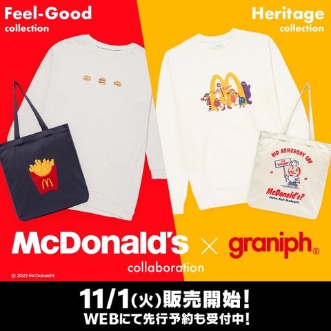 グラニフ マクドナルドの最新コラボアイテムが本日より先行予約開始 Game Watch