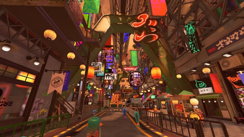 バンカラ地方が 夕焼け に染まる スプラ3 フェス開催に向けゲーム内時間が進行 Game Watch