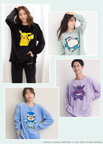 ポケモン エメフィール のルームウェアが登場 ピカチュウやイーブイをモチーフにしたパーカーなどがラインナップ Game Watch