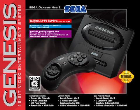 メガドライブミニ2」北米バージョン「SEGA Genesis Mini 2」日本向けに