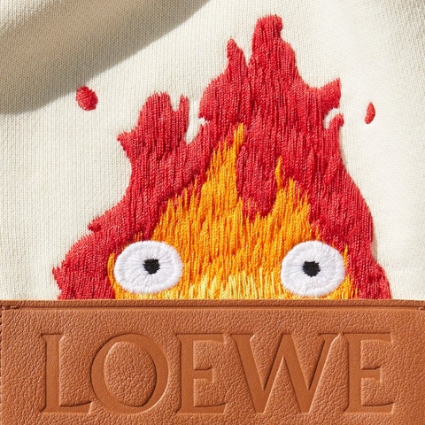 ロエベ ジブリ ハウル loewe カルシファーチャーム ハウルの動く城