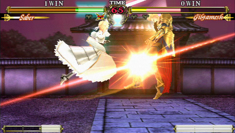 拡大画像 Pspゲームレビュー Fate Unlimited Codes Portable