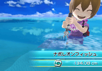 バンダイナムコ Wii ファミリーフィッシング ナポレオンフィッシュ を10月5日12時頃に放流 Game Watch