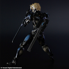 スクエニ Metal Gear Rising Revengeance 雷電アクションフィギュアを発売 Game Watch