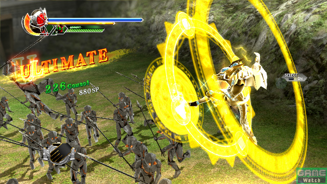 拡大画像 Ps3 Wii U 仮面ライダー バトライド ウォーii 鎧武の新たな力 カチドキアームズ が早くも登場