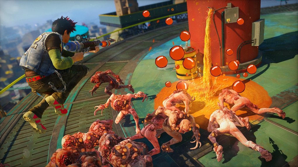 拡大画像 Xbox One独占タイトル Sunset Overdrive 実機トレーラーを初公開 4 13 Game Watch