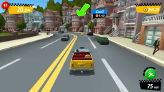 スマホアプリ今日の1本 あの暴走タクシーゲームが帰ってきた Crazy Taxi City Rush Game Watch