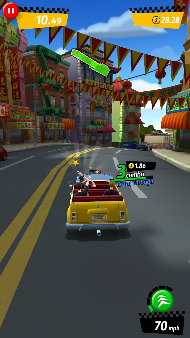 スマホアプリ今日の1本 あの暴走タクシーゲームが帰ってきた Crazy Taxi City Rush Game Watch