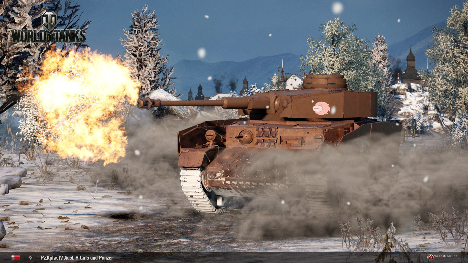 Cs版 World Of Tanks ガルパン 仕様のiv号戦車の再登場が決定 Game Watch