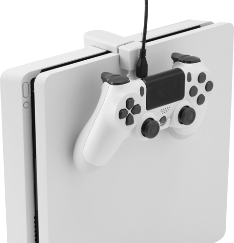 サイバーガジェット、PS4本体にコントローラーを掛けて設置可能な