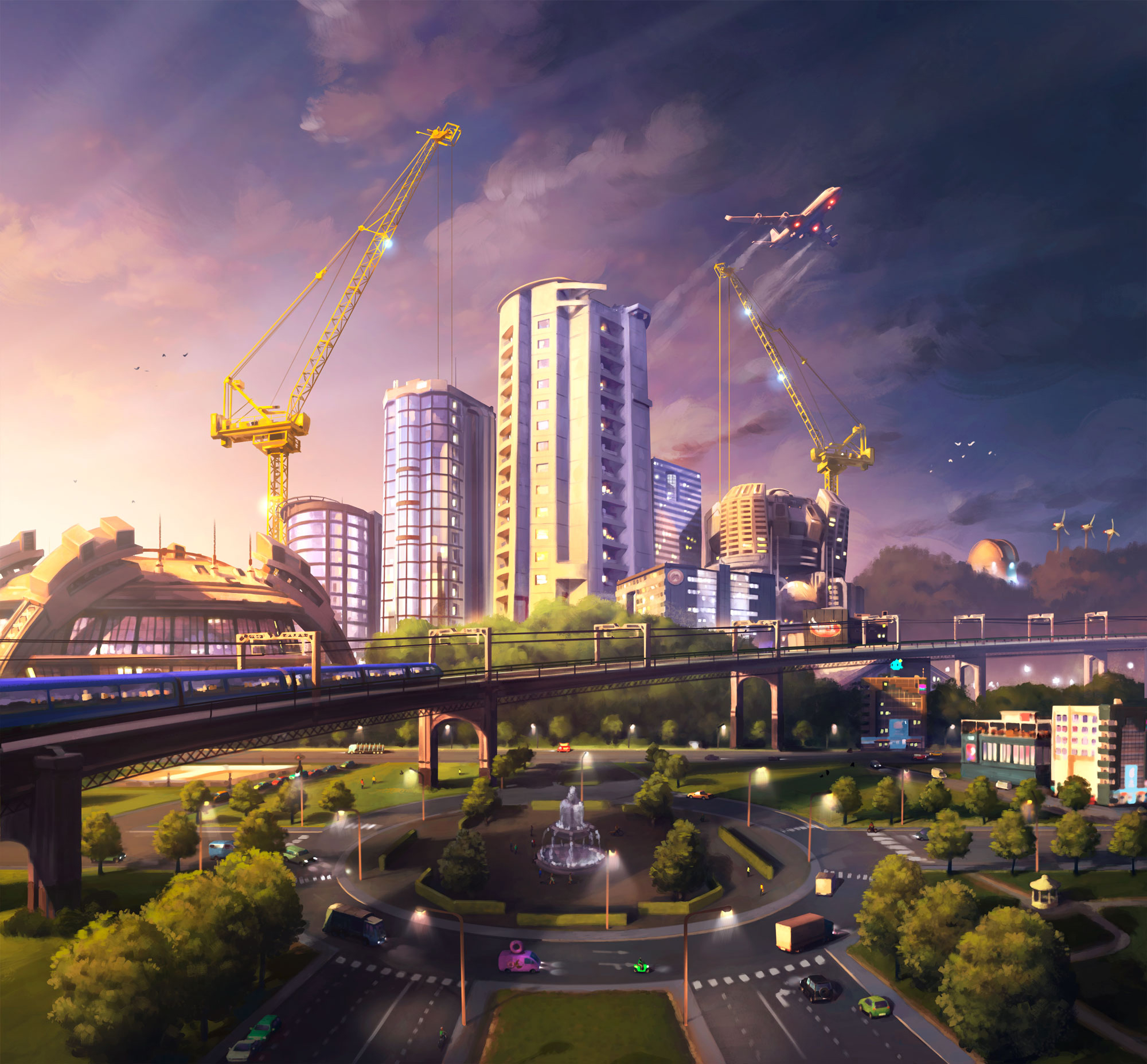 シティーズ スカイライン Playstation 4 Edition 道路や交通機関を紹介 Game Watch