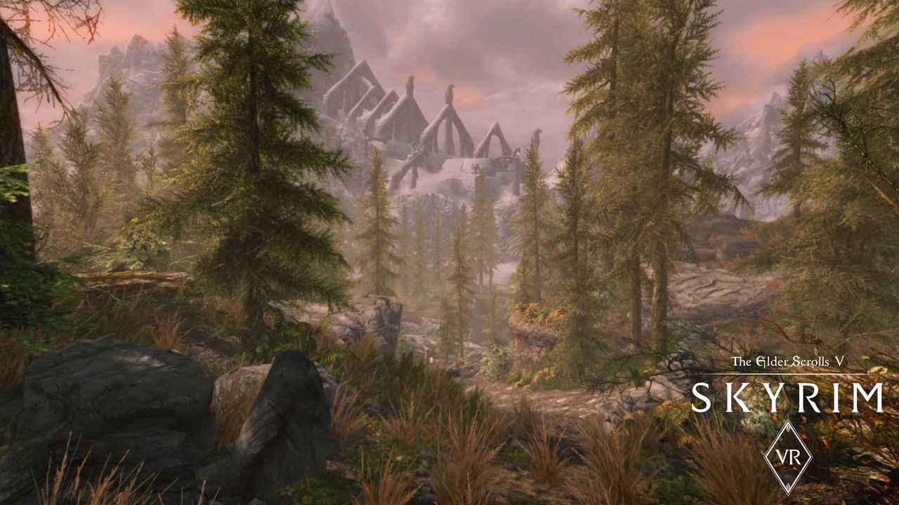 見上げるとドラゴンの影 The Elder Scrolls V Skyrim Vr ついに発売 Game Watch