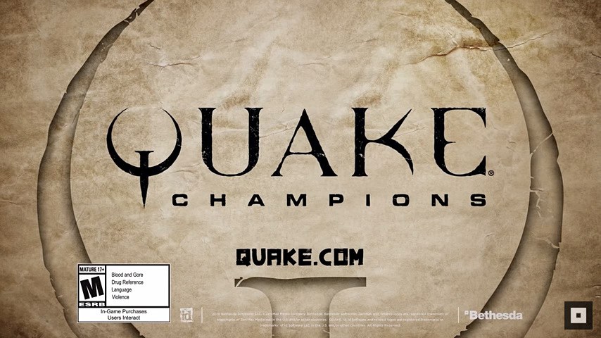 Bethesda 18 Showcase Win用オンラインfps Quake Champions 期間限定無料プレイを開放 Game Watch