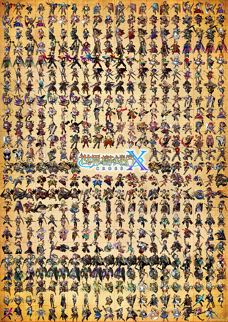 世界樹の迷宮X」、”キャラメイクの手助けになる”外見468種を一堂