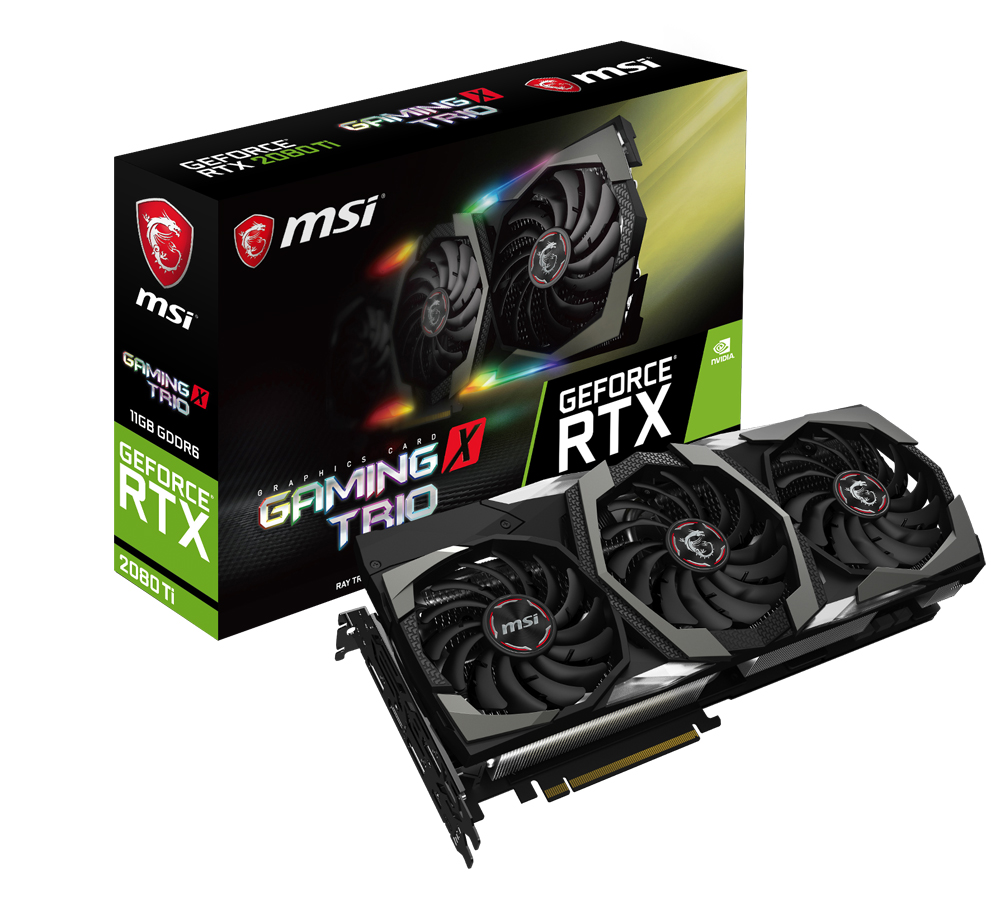 MSI、8月28日0時よりGeForce RTX 20シリーズ搭載グラフィックスカード